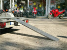 Rampy najazdowe stalowe 160cm 2szt 400kg antypoślizgowe ramp - 7