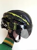 Kask rowerowy z szybką uniseks nowy - 2