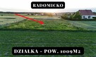 SPRZEDAM - działka blisko jezdni asfaltowej - RADOMICKO - 1