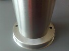 Lampa ogrodowa stojąca Ozdobny słupek E27 wys 80cm IP44 INOX - 2