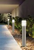 Lampa ogrodowa stojąca Ozdobny słupek E27 wys 80cm IP44 INOX - 11
