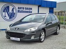 Peugeot 407 SW Automat 2.0 HDI SzklanyDach Navi Xenon PDC Klimatronik Sensory Alu - 7