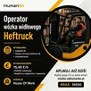 Oferta Pracy – Operator Wózka Widłowego (Heftruck)