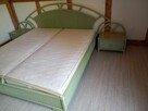 sofa, fotel oraz łóżko rattanowe 2-osobowe z nakaslikami - 9