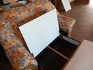 sofa, fotel oraz łóżko rattanowe 2-osobowe z nakaslikami - 5