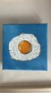 Jajko Sadzone Obraz olejny na płótnie, 15 × 15 cm. - 12
