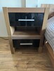 Szafki nocne komplet 2 szt. | nowoczesne | drewno + czarny p - 5