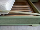sofa, fotel oraz łóżko rattanowe 2-osobowe z nakaslikami - 12