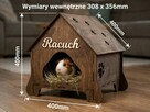 Domek dla psa, kota królika PERSONALIZOWANY - 3