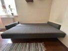 Sofa z funkcją spania ze schowkiem na pościel + 2 podnóżki - 3