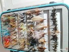 Przynęty wędkarskie: Muchy 150 sztuk + pudełko. - 3