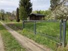 Dwie sąsiadujące działki ROD z domkami i mediami