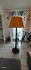 Drewniana stojąca lampa w stylu retro - 4