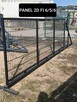 Brama przesuwna 400x142cm ocynk+RAL, 4m,4,5m, 6m, 6,7m,7,5m - 9