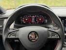 Škoda Kodiaq FV23%/7 os!/RS 240km/ACC/DCC/Webasto/Panorama/Hak/Bezwypadkowy - 16