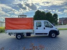 Fiat Ducato Lift 2,2 MJT 160KM Doka 7 osób Klima Navi Paka Skrzynia 3,2m - 13