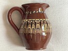 Dzbanek Trojan Bułgaria 18,5 cm kamionka porcelit PRL - 2