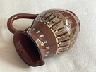 Dzbanek Trojan Bułgaria 18,5 cm kamionka porcelit PRL - 8