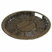 Okrągłe kosze z polirattanu – zestaw o śr. 60 cm - 3