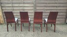 Komplet Paged stół rozkładany Cuba + 4 krzesła Linea Macao - 7