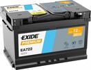 Akumulator 72Ah 720A Exide Premium EA722 PRAWY PLUS - 1