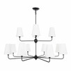 Żyrandol Classy Plus Double Czarny - 5