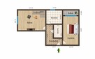 os. Janek, 2 pokoje, 43,64 m2, balkon, CO miejskie - 15