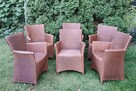 Krzesła do jadalni na taras Lloyd Loom Rattan 6 szt. - 6