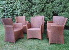Krzesła do jadalni na taras Lloyd Loom Rattan 6 szt. - 4