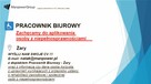 Pracownik biurowy - Żary (też z orzeczeniem)