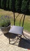 Stylowe krzesła ręcznie kute do domu, ogrodu lub restauracji