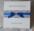 Zaproszenia ŚLUBNE Winietki Zawieszki Menu Podziękowanie - 2
