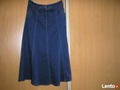 spódnica jeans 36-38 M&S Peruna, bluzka z koronką - 2