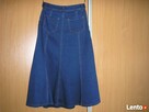 spódnica jeans 36-38 M&S Peruna, bluzka z koronką - 3