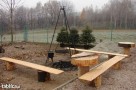 Grill kuty ogrodowy trójnóg, Grill Cygański H 230 FI 60 - 6