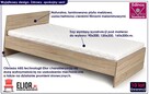 Kultowe Łóżko Lines 90x200 - 120x200 - 160x200 = Dąb Sonoma - 2