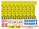 Naklejki na maszyny ostrzegawcze piktogramy każdy rodzaj - 5