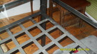 Stol metalowo -szklany.Metaloplastyka - 4