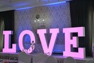 Napis litery LOVE led 3D na ślub, wesele, zaręczyny, sesje z - 2
