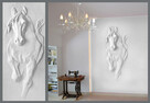 płaskorzeźba gipsowa dekoracja ścienna Panel 3D koń 1 rzeźba - 2