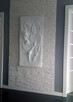 płaskorzeźba gipsowa ściana Panel 3D konie rzeźba dekoracja - 4