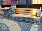 Kanapa narożna meble ogrodowe gabion gabiony - 5