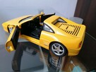 METALOWE AUTKO FERRARI F355 GTS - UT Models 1/18 HOT WHEELS - 11
