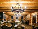 Lampa do altany ogrodowej Żyrandol z koła od wozu 75cm - 2