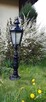 LAMPA ŻELIWNA STYLOWA H-140cm OGRODOWA OŚWIETLENIE - 2