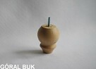 Nóżka meblowa, góral, drewniana toczona, h 90 - 3