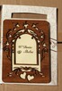 Kartka Chrzest Chrzciny Drewno karta drewniana - 13