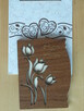 Kartka Chrzest Chrzciny Drewno karta drewniana - 8