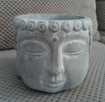 Budda doniczka pojemnik na drobiazgi głowa ZEN - 4