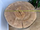 Stół plaster drewna jesion unikat DIY loft loftowy - 2